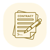 Ícone de contratos comerciais
